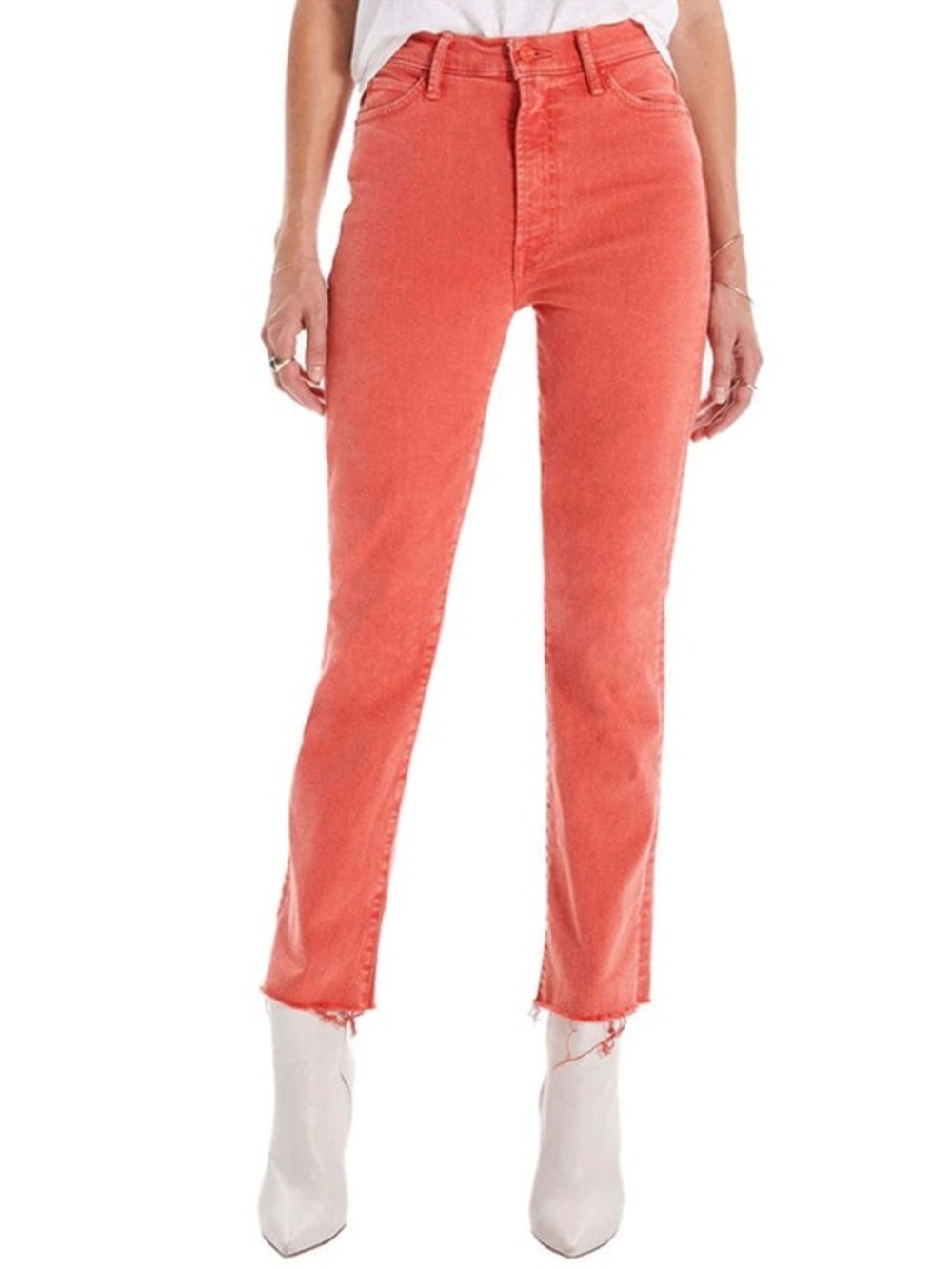 MOTHER orange High-Rise Women’s Jeans